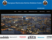 Tablet Screenshot of europeanelectronics.com.au